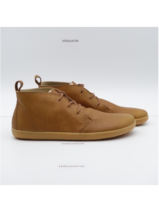 NEW VivoBarefoot Gobi IV Men\'s Leather Barefoot Boots 305436-03 Tan main image 6